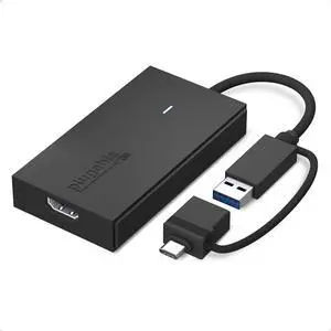 USB C to HDMI Adapter Universal Video Graphics Adapter for USB 3.0 and USB-C Macs and Windows Extend an HDMI Monitor up to 1440p@60hz