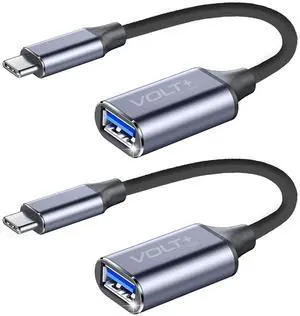 OTG USB-C to USB 3.0 Adapter [2Pack] Thunderbolt 3 Compatible with  MacBook Pro/Air iPhone 16 Pro Max/Plus/15  Galaxy S24/S23/S22/S21