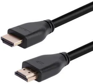 8K Certified Ultra High Speed HDMI 2.1 Cable - 8K@60Hz 48Gbps CL2 In-Wall Rated 30AWG Dynamic HDR and Dolby Vision Supports eARC (Enhanced Audio Return Channel) 3 Feet - Black