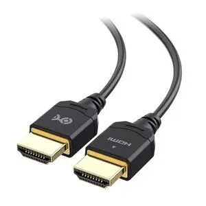 [Ultra High Speed HDMI Certified] 48Gbps Ultra Thin HDMI 2.1 Cable - 4.9ft Supports [8K@60Hz 4K@240Hz HDR & Dolby Vision] Slim HDMI2.1 Cable for PS5 Xbox Series X/S Apple TV