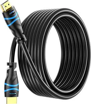 4K HDMI Cable 35FT (4K 30Hz HDR10 in-Wall CL3 Rated High Speed HDCP2.2 eARC) - Long HDMI Cable Compatible with Home Theatre HDTV Gaming Consoles Streaming Devices