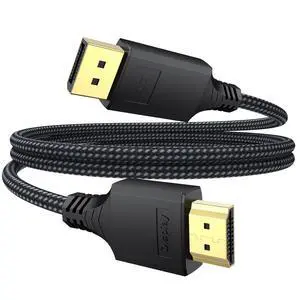 Display Port to HDMI Cable 3ft DisplayPort to HDMI1.4 [4K@30Hz 1080P@120Hz One-Direction] DP (Source) to HDMI (Display) Cord for PC Computer Graphics Card Projector Monitor TV and More