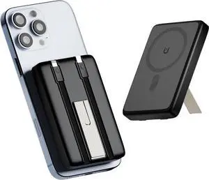 Magnetic Portable Charger Power Bank: 10000mAh Magnetic Battery Pack Cell Phone Wireless Fast Charging Pad for  iPhone 16e 16 15 14 13 12 Pro Max Plus Mini - for Travel and Business Trip