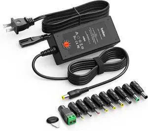 45W Universal 5V 6V 7.5V 9V 12V 13.5V 15V AC DC Adapter Power Supply for Household Eletronics LCD LED Strip Light Router HUB Speaker Smart Phone Tablet - Support Amps 0.5A 1A 2A 3A 3000mA Max.