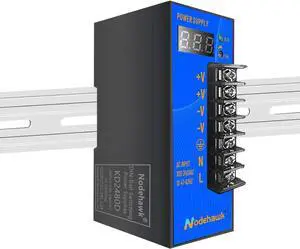 24V Switching Power Supply AC 110-240V to DC 24V Din Rail Power Supply Highly efficient and Dual Output Power Conversion for 3D Printer Motor Monitoring Relay Lighting Equipment 3.3A 80W