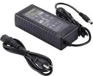 48V 2A Power Supply Adapter - AC 100-240V DC 48V2A Output 96W Power Adapter Interface 5.5 x 2.5mm Plug for PoE Switch/PoE Injector