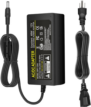 thumbnail image 2 of 5ft 12V 2.5A AC/DC Power Supply Adapter – Replacement For Roland PSB-5U 2 of 6