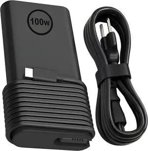 100W USB C Laptop Charger for  Precision 5680 3580 3580 3580 3581 Latitude 5340 7640 7640 7340 5440 5540 9440 Inspiron 14 16 5445 Plus 7430 7440 2in1 XPS 14 9440 AC Adapter Power Supply Cord Plug