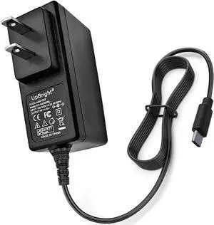 UpBright USB-C USB Type C Plug 12V AC/DC Adapter Compatible with APD Model No. WA-24Q12FU WA24Q12FU Asian Power Devices Inc 12VDC 2A 24W DC12V 2000mA 12.0V 2.0A Power Supply Cord Battery Charger PSU