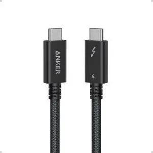 Prime Thunderbolt 4 Cable 3.3 ft USB C to USB C Cable 240W Charging 40Gbps Data Transfer Supports 8K/4K Displays for iPhone 16 Series MacBook Air iPad  (Thunderbolt 4-Certified)