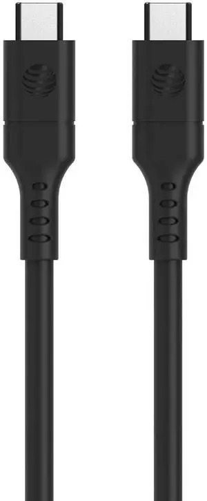 Professional USB-C to USB-C Cable 4FT Premium Fast Charging Cord with Universal Device Compatibility Enhanced Durability Aluminum Connectors Black