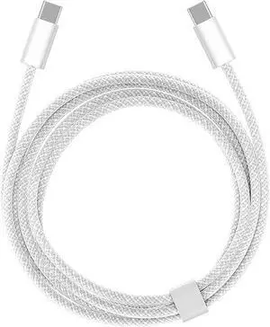 New AirPods 4 Charging Cable USB C to USB C Woven Cable for  (2nd Generation) Wireless Earbuds USB C Cord for iPhone 15/16 15/16 Pro Max 15/16 Plus iPhone 16E (SE4) Charger Power Cord