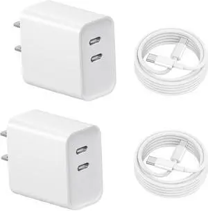 iPhone 16 15 Charger: Fast Charging - USB C Charger - i Phone 16 Charging with 2 Pack Cable for iPhone 16/16 Plus/16 Pro/16 Pro Max/iPhone 15/15 Pro Max/