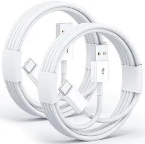 Car Carplay Cable for iPhone 15/16 Pro Max/Plus USB A to USB C Cable Car Charger 3A Fast Charging CarPlay USBC Cord for iPad Pro/Air 5th 4th Mini 6th Gen Pixel Android 3FT 2 Pack