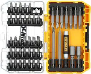 Screwdriver Bit Set with Tough Case 45-Piece (DW2166) Grey/Silver Screwdriving Set with Tough Case