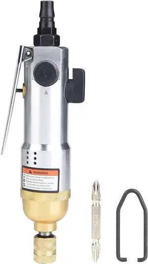 1/4 Pneumatic Screwdriver 8000-10500rpm Reversible Straight Hand Screw Driver for Industry Machine