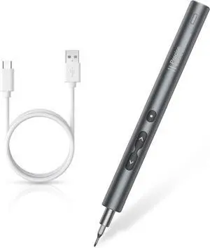 Precision Electric Screwdriver Portable Power Screwdriver Rechargeable Repair Tool with USB Charging 3 LED Light for Phones Camera Laptop