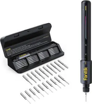 K2 Nano Power Drill Mini Precision Drill Hand Drill 20 Drill Bits 800mAh Rechargeable Tool Kit for DIY Projects Shells Plastic Jewelry PCB Aluminum Plate