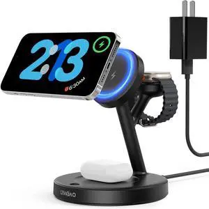 2025 3 in 1 Charging Station for  iPhone AirPods Watch with Mag-Safe Charger Wireless Charger Stand for iPhone 16 15 14 13 12 Series AirPods iWatch Series - Gifts for Wife & Husband