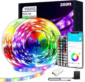Led Strip Lights 200ft App Controlled Bluetooth Led Light Strip Sync with Music Color Changing Lighting for Bedroom Home Decoration Led Strip Lights 200ft App Controlled Bluetooth Led Light Strip Sync with Music Color Changing Lighting for Bedroom Home Decoration