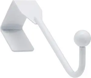 Hardware BP9990130 Utility Over The Door Metal Hook 1 in (25.5 mm) White
