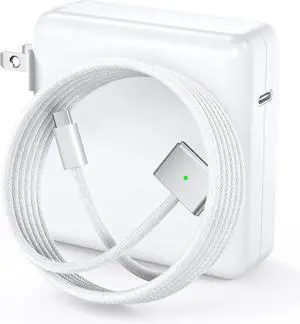 96W Charger for MacBook Pro 16 14 inch Mac Air 15 13 inch 2025 2024 2023 2022 2021 M1M4 Type C Fast Charger Power Adapter & 6.6FT Type C to Magnetic 3 Cable LED Applicable 2021-2025