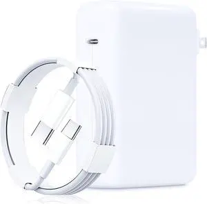 96W USB C Fast Charger Power Adapter Compatible with New Mac Book Air 13 Inch MacBook Pro 16 2021 2020 2019 2018 Included 6.6ft USB C Cable