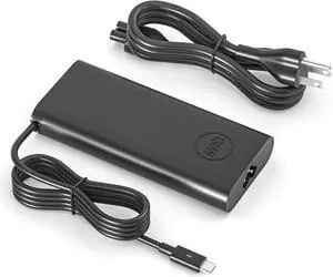 130W USB C Laptop Charger for  Xps 15 16 17 9575 9640 9500 9510 9520 9530 9700 9720 9730 Precision 5470 5480 5540 5550 5560 5570 5760 3550 3560 3570 3580 Latitude Series Slim AC Adapter Power Cord