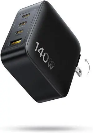 PD3.1 140W USB C Charger PPS Fast Charger Type C Fast Charging Block for MacBook Air/Pro Pixelbook iPad iPhone 17/16 Series Galaxy S25 Ultra and More