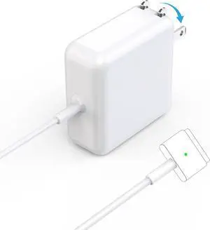 Mac Book Air Charger 45W Power Adapter Magnetic Mag2 AC 45W Fast T-Tip Shape Connector Power Adapter Laptop Charger Compatible with Mac Book Air 11-inch and 13-inch 2012 2013 2014 2015 2016 2017