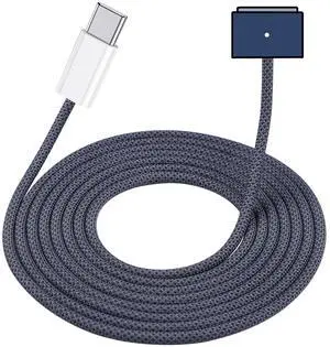 Upgraded USB-C to Magnetic 3 Cable Compatible with MacBook Air/Pro (2021-2025) 140W Fast Charging 6.6ft Braided Replacement Power Cord for  MacBook Charger