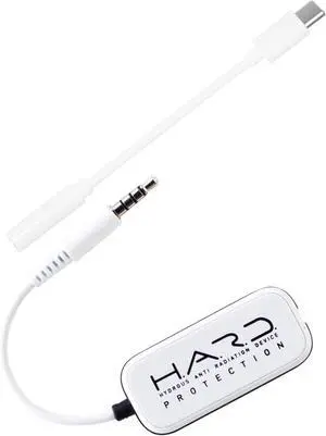 Shield Your Body Headset Audio Quality Enhancer Air Tube Alternative Wire Headphone Audio Filter Headphone Jack Adapter Compatible with 5G Devices Includes USB C to 3.5mm Audio Adapter