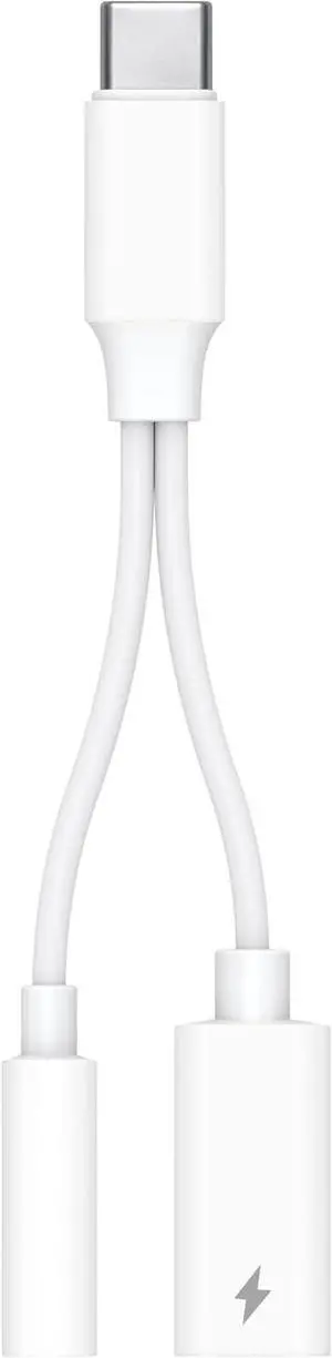 USB-C to 3.5mm Audio Aux Adapter - 384kHz Hi-Fi Stereo & 60W Fast Charging Dongle - Type C to Headphone Jack Cord for iPhone 16 15  Galaxy S25 S24 S23 S22 Plus Pro Max Ultra Pixel iPad