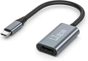 USB C to HDMI Adapter 4K Type C to HDTV Female Adapter [Thunderbolt 3] Compatible for iPhone 16/15 Pro Max MacBook Pro/Air Surface Galaxy S21 S20 Ultra[Only USB C to HDMI]