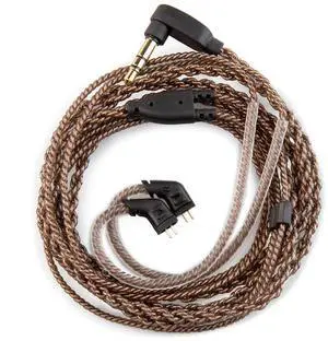 KZ CCA 2PIN IEM Earphone Cable 4 Core High-Purity Copper Twisted IEMs Replacement Cable Earbud Headphone Replacement Copper Extension Cable for KZ ZST ZSTX EDX ES4 AS10 CCA C10 C16 TRN V80 V90