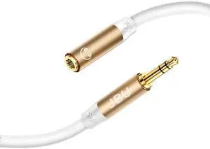 Headphone Extension Cable 3.5mm Extension Gold Plated Aux Extension Cable Audio Stereo Jack Male to Female Compatible with iPhone iPad Tablets Media Players-4FT