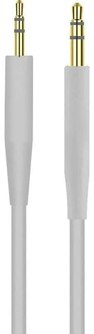 Replacement Audio Cable Cord Extension Wire for Bose QuietComfort QC25 QC35 Headphones with in line Mic Volume Control (No mic White)