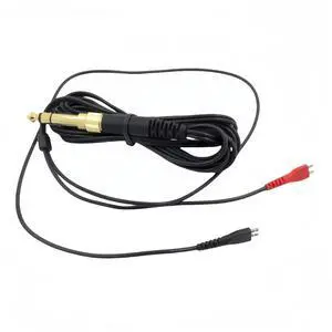 Replacement Lightweight 2 Meters Audio Cables for Sennheiser HD25 HD560 HD540 HD430 HD250 Headphones Extension Cord with 6.35mm Adapter (Straight Cable)