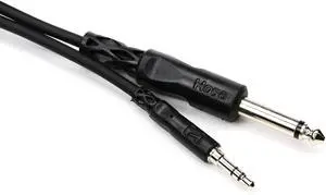 CMP-110 Mono Interconnect 1/4 Inch TS to 3.5 mm TRS 10 Feet