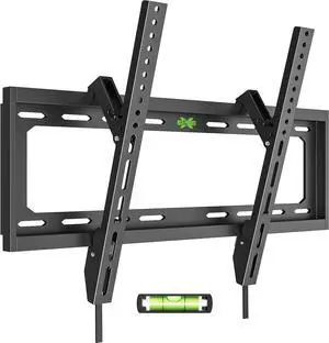USX Mount Tilting TV Wall Mount Bracket Low Profile for Most 26-60 LED LCD Flat Television TV Bracket Tilt Mount for VESA 400x400mm- Up to 99lbs Quick Lock and Release Fits 12 16 Stud