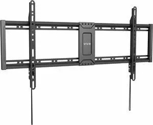Extra Large Heavy Duty 43 to 100 inch LCD LED Curved and Flat Panel Screen TV Wall Mount Bracket with Max 800x400mmmm VESA Black MOUNT-VW100F