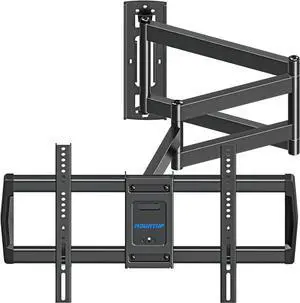 37.9 Long Arm TV Wall Mount for Most 42-75 Inch TVs Full Motion Corner Wall Mount TV Bracket with Extension & Tilt & Swivel Articulating Arm Max VESA 600x400mm and Up to 99 lbs MU0047-L