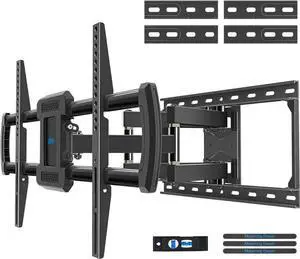 UL Listed Full Motion TV Wall Mount for Most 42-84 TVs TV Mount with Premium Ball Bearing Design for Smooth Extension and Swivel Max VESA 600x400mm 100LBS Up to 24 Wood Stud UL Listed Full Motion TV Wall Mount for Most 42-84 TVs TV Mount with Premium Ball Bearing Design for Smooth Extension and Swivel Max VESA 600x400mm 100LBS Up to 24 Wood Stud