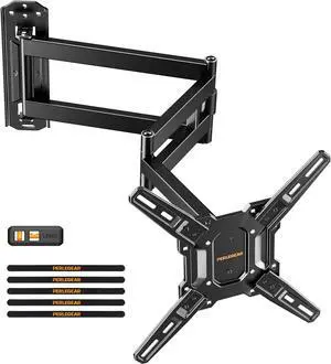 Long Arm TV Wall Mount for 32-65 TVs 37.4 Long Extension Corner TV Mount Max VESA 400x400mm Articulating Arms Full Motion Wall Mount Bracket with Swivel and Tilt Holds up to 110 lbs