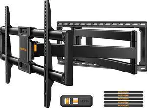 Long Arm Full Motion TV Wall Mount for 4290 Inch TVs up to 150 lbs 40 Long Extension Pre-Assembled Corner TV Mount with Full Swivel Tilt Fits 8/12/16/24 Studs Max VESA 800x400mm