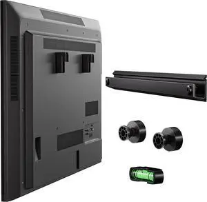 No Stud TV Wall Mount Studless Drywall TV Mount for 22-55 inch TVs Low Profile Tv Hanger Max Load 100 lb No Drill No Anchors Easy Install with All Hardware Included