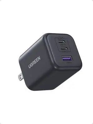 45W USB C Charger for iPhone 17 (2025) (GaN ll Tech) PPS 3 Port Super Fast Charger Block for iPhone 17/16/15 Pro Max Galaxy S25/S24 Ultra Pixel iPad MacBook and More Series Matte Black