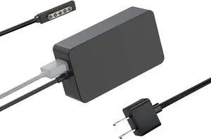 48W 12V 3.6A Portable Charger for  Surface Pro 2 Surface Pro 1 & Surface RT Tablet Windows 8 Tablet 1536 (with 5V/1A USB Charging 6Ft Power Cord)