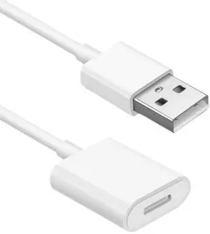 for  Pencil Charging Adapter 1FT Compatible with  Pencil 1st Generation iPencil 1 Gen Accessories Charger Cable Help for i Pad Extend Battery Life & Protect Charging Port (1 Pack)