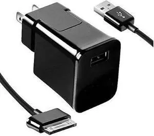30-Pin USB Charger for  Galaxy Tab 2 7.0/7.7/8.9/10.1 & Note 10.1 Tablet (N8000/N8013) - Black